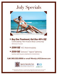 July 2017 Specials
