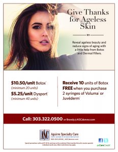 Nov 2016 Injectable Specials