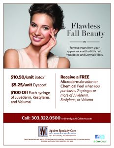 Oct 2016 Injectable Specials