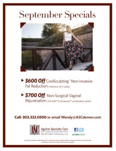 September 2017 Specials